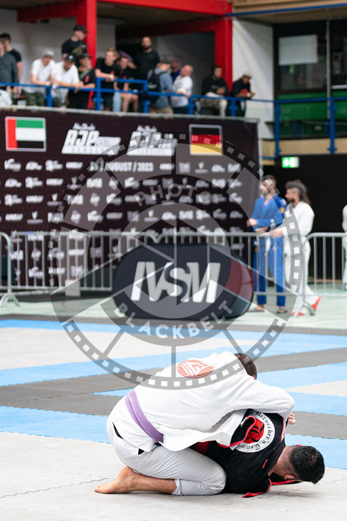 20230826PBB53047 | Fighters compete during the AJP INTLPRO BJJ and grappling competition in Hamburg, Germany, on August 26 2023.