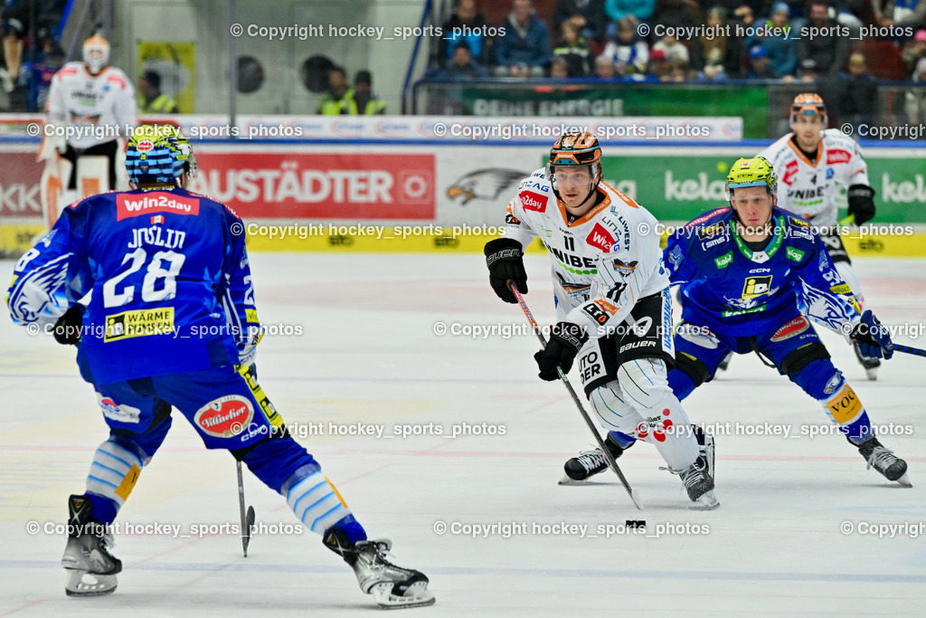 EC IDM Wärmepumpen VSV vs. Black Wings Linz 20.11.2022 | #28 Joslin Derek, #11 Stuart Brodi Ripken, #98 Tomazevic Blaz
