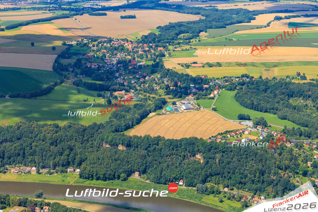Luftbild von  Stadt-wehlen - Luftaufnahme wurde 2016 von https://frankenair.de mittels Flugzeug (keine Drohne) erstellt - die Geschenkidee