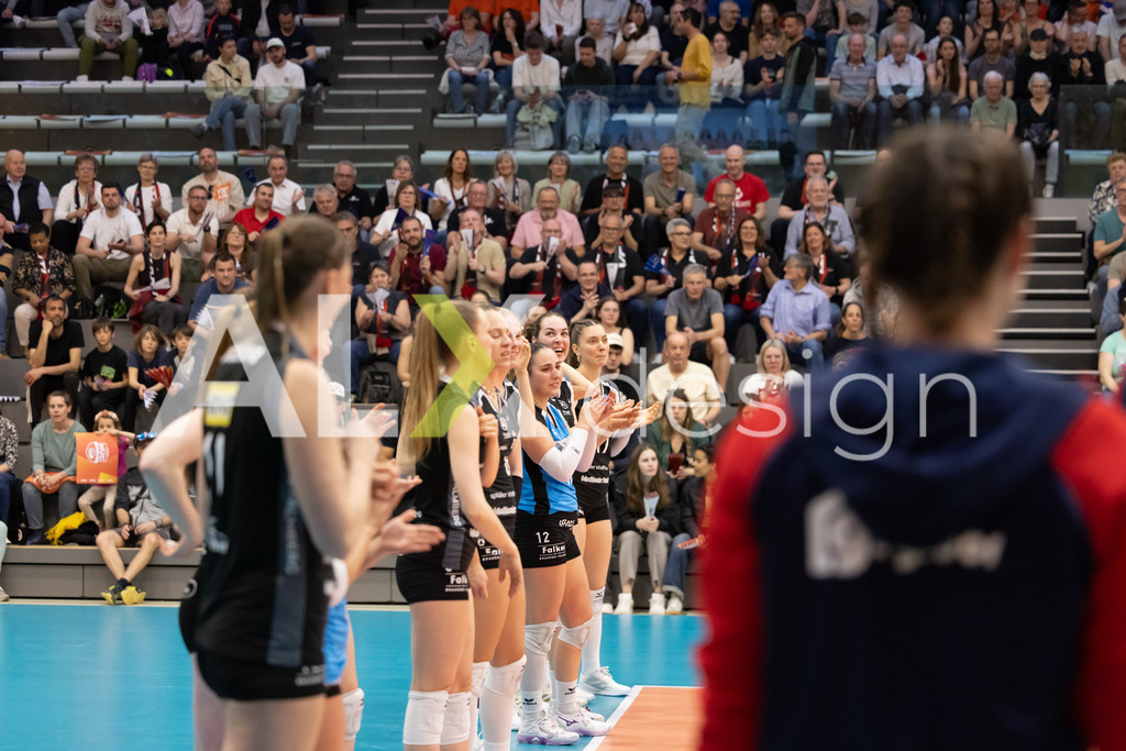 Volleyball I Frauen I Saison 2025-2026 I Volleyball NLA | Women I  Playoffs Finals 1/5 I viteos NUC - VC Kanti Schaffhausen I 06.04.2026 | VC Kanti Schaffhausen - Realisiert mit Pictrs.com