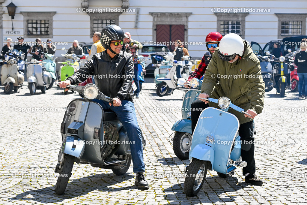 Lets Vespa togehter 2025_ Vespatreffen Neuhofen_ 27.04.2025-249 | 27.04.2025, Neuhofen, Kremsmuenster, AUT, Lets Vespa togehter 2025, Vespatreffen, im Bild Teilnehmer Vespatreffen, Motorsport Stadler©Copyright: Harald Dostal / fodo.media   Alle Bilder honorarfrei