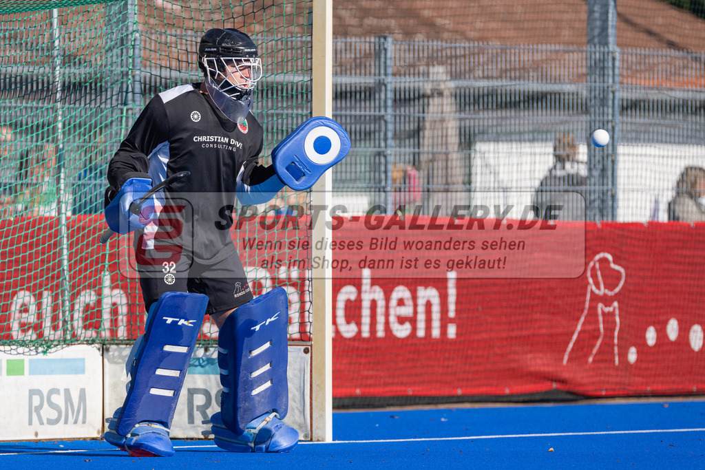HK_20221009_100762 | 1. Bundesliga Herren Crefelder HTC - Uhlenhorst Mülheim am 9.10.2022 Crefelder HTC, Krefeld , Lasse Kille Torwart ( Crefelder HTC #32 )