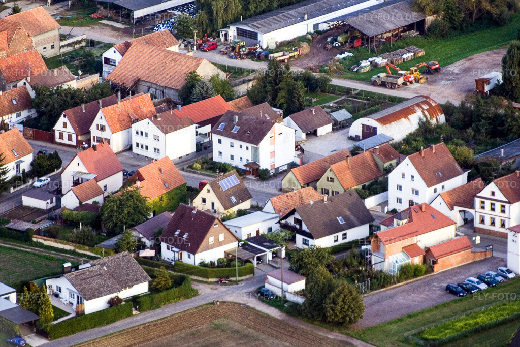 Luftbild: Saarstr in Kandel im Bundesland Rheinland-Pfalz in Deutschland. Foto: IMG_4218.jpg vom 29.09.2006 durch Werner Riehm/FLY-FOTO.de