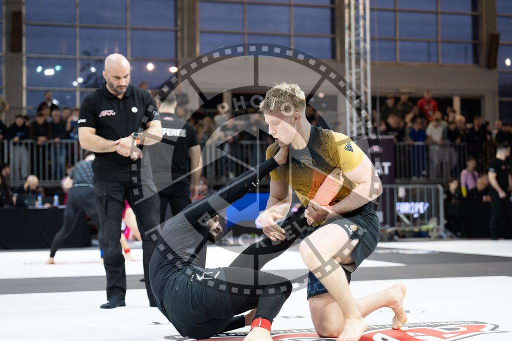 20260214PBB0440 | Fighters compete during the ADCC European Trials  competition day 1 in Belgrade, Serbia, on February 14, 2026.