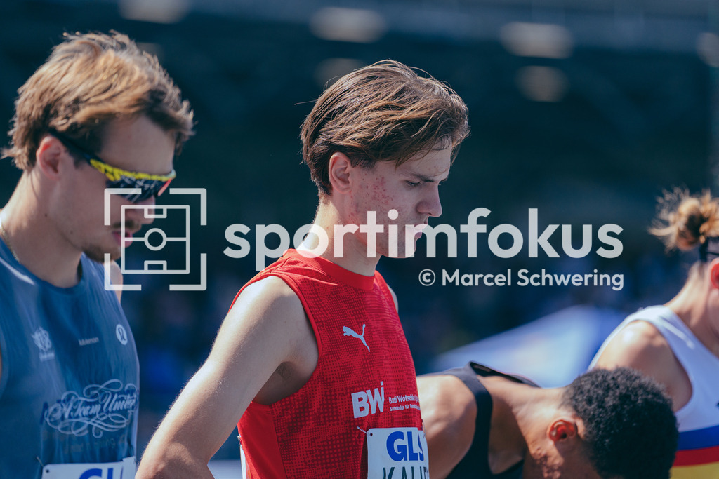 Deutsche Meisterschaften der Frauen und Männer 2026 | Tim Kalies, LG Braunschweig, 1500-Meter-Lauf, Halbfinale, Deutsche Meisterschaften der Frauen und Männer 2026, Lohrheidestadion Bochum-Wattenscheid, 25.07.2026. Foto: Marcel Schwering / sportimfokus - Realisiert mit Pictrs.com