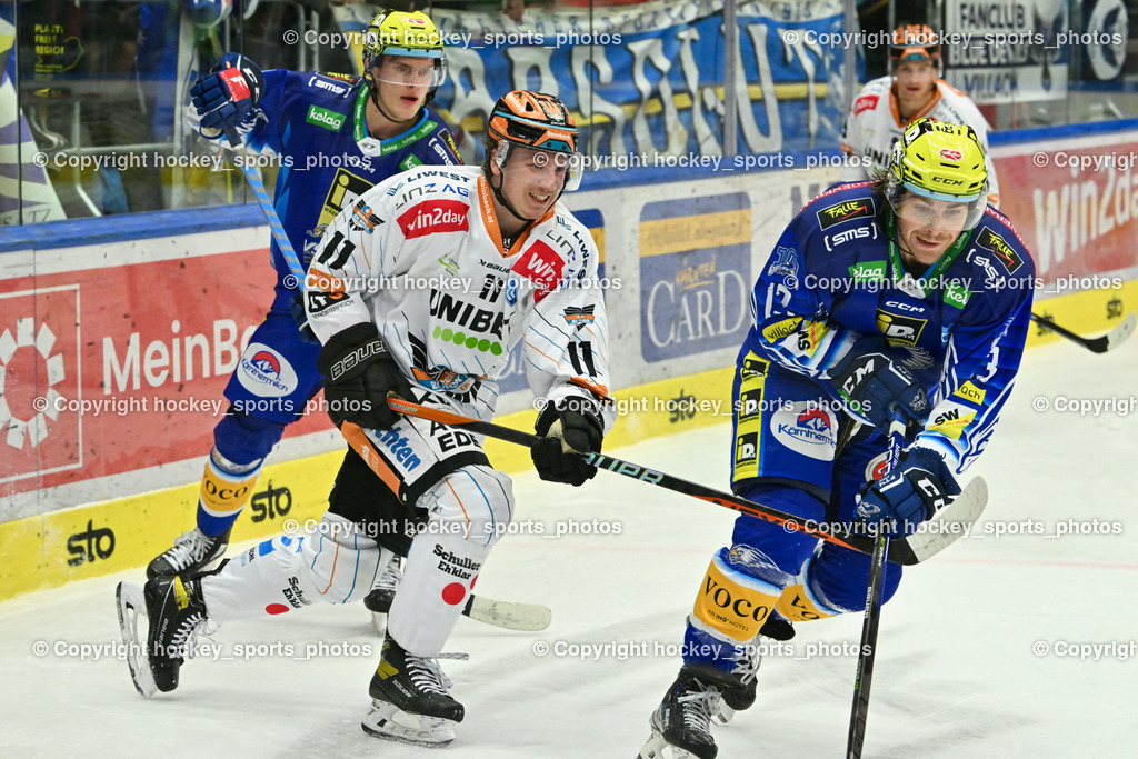 EC IDM Wärmepumpen VSV vs. Black Wings Linz 20.11.2022 | #91 Wetzl Niklas, #11 Stuart Brodi Ripken, #13 Collins Chris