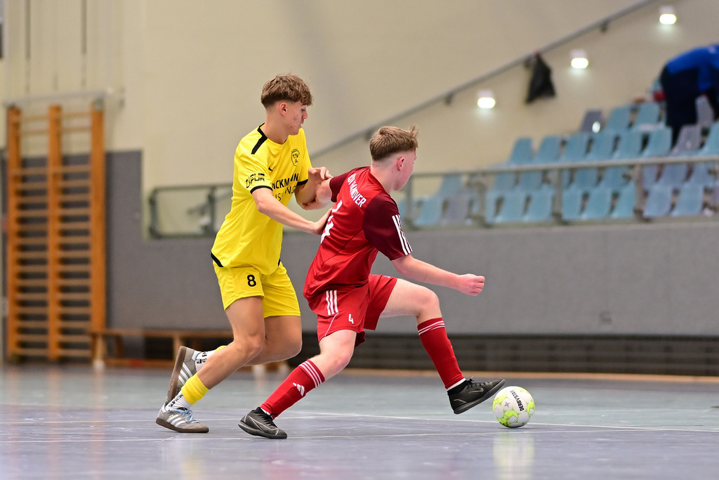 Futsal I Junioren I Saison 2024-2025 I NORDFV Regionalmeisterschaft I 083282 | Der Sportfotograf. - Realisiert mit Pictrs.com