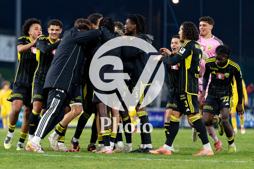 Coupe Suisse - 1/8 de finale - FC Stade Nyonnais v Neuchatel Xamax |  during the Coupe Suisse - 1/8 de finale match between FC Stade Nyonnais and Neuchatel Xamax at Centre sportif de Colovray in Nyon, Switzerland
