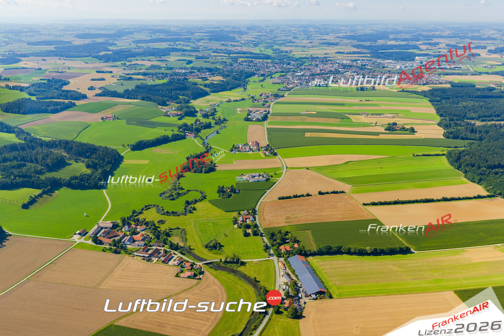 Schöne Luftaufnahme als Geschenk in Solling Vilsbiburg - Die Luftbildaufnahme wurde 2025 vom UL-Flugzeug heraus erstellt ( keine Drohne ) - Hochauflösende Luftaufnahme -Nicht vergleichbar mit Google Maps oder Satelittenbilder- Die Geschenkidee !Mit Lizenz und Bildrechte bestellbar