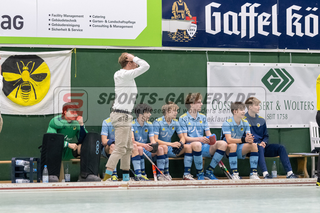 SFE_20230305_0100 | Deutsche Meisterschaft Männliche U16 Halle 2023 am 05.03.2023 in Köln (KTHC Stadion Rot-Weiss Köln Tennis and Hockey Club), Photo: Stephan Fehrmann 2022 (Sports-Gallery)