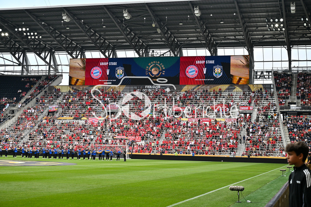 FC Bayern München - TQL Stadium | Es ist angerichtet - das TQL Stadium im Cincinnati wartet auf der erste Gruppenspiel des FC Bayern bei der diesjaehrigen Club WM / FIFA Club World Cup: FC Bayern Muenchen - Auchkland City FC, TQL Stadium am 15.06.2025 / NOT FOR SALE IN USA