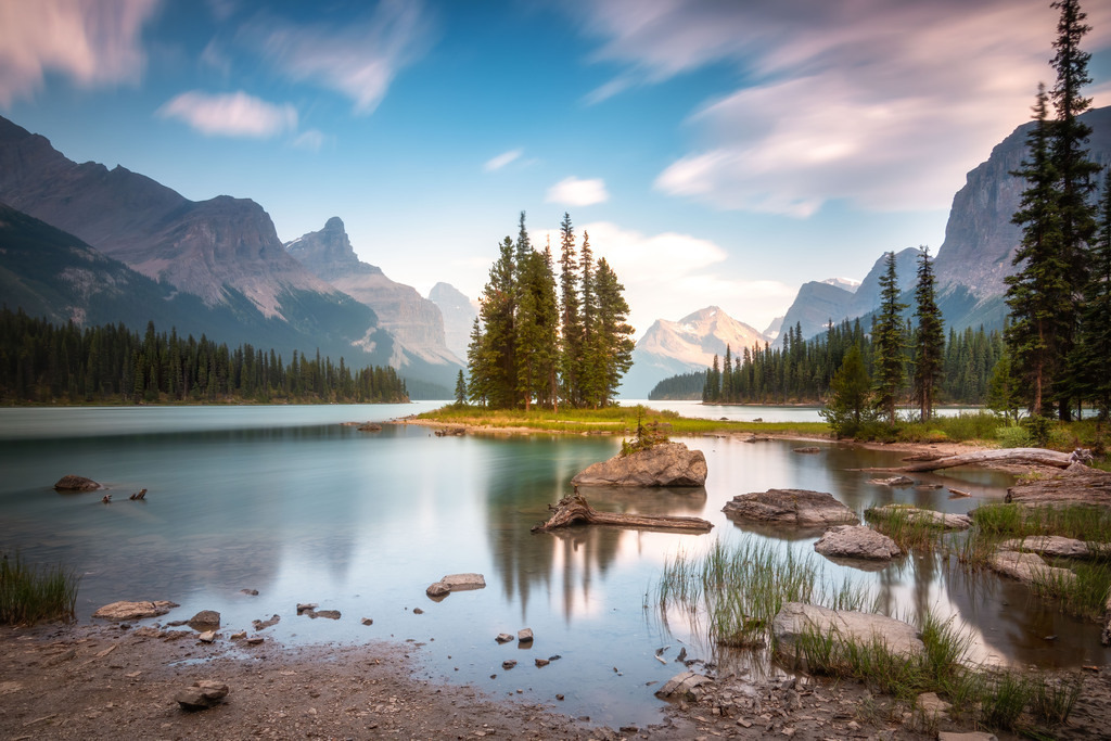 Kanada Jasper Nationalpark Spirit Island 03 | christophschaarschmidt - Realisiert mit Pictrs.com