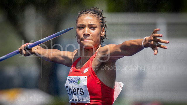 Multisport Event; Ratingen, 28.06.2026 | RATINGEN, GERMANY - JUNE 28, 2026 : Anna-Elisabeth Ehlers (GER / Germany) competes in the heptathlon’s javelin throw during the Multisport Event at Stadion Ratingen on June 28, 2026 in Ratingen, Germany.