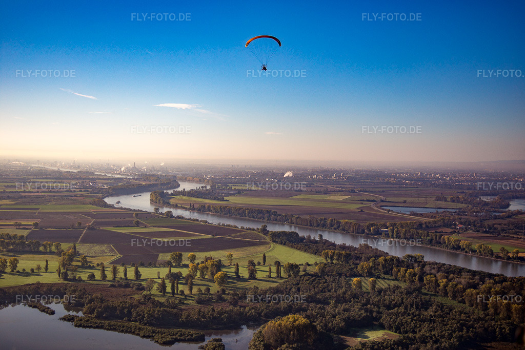 Luftbild: Lampertheimer Rhein in Lampertheim im Bundesland Hessen in Deutschland. Foto: IMG_075221.jpg vom 19.10.2014 durch Werner Riehm/FLY-FOTO.de
