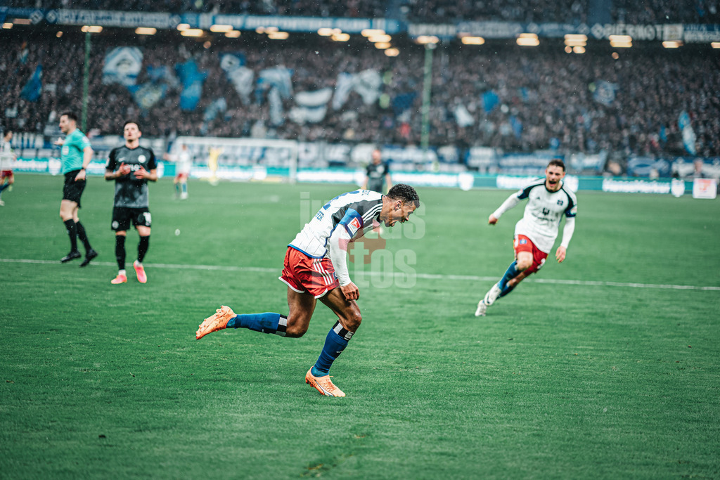 Fußball | Männer | Saison 2023/2024 | 2. Fußball-Bundesliga | 26. Spieltag | Hamburger SV vs. SV Wehen Wiesbaden | 17.03.2024 | sportfotografie mit justus stegemann