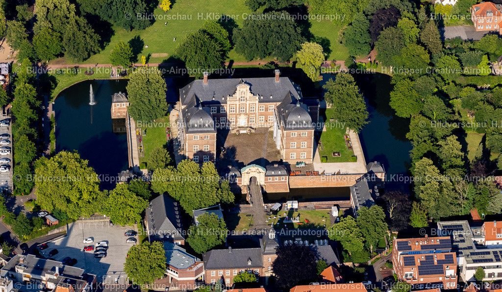 luftbilder-ahaus-kreis Borken-9906 | Luftbild Stadt Ahaus und Wasserschloss Ahaus - Realisiert mit Pictrs.com