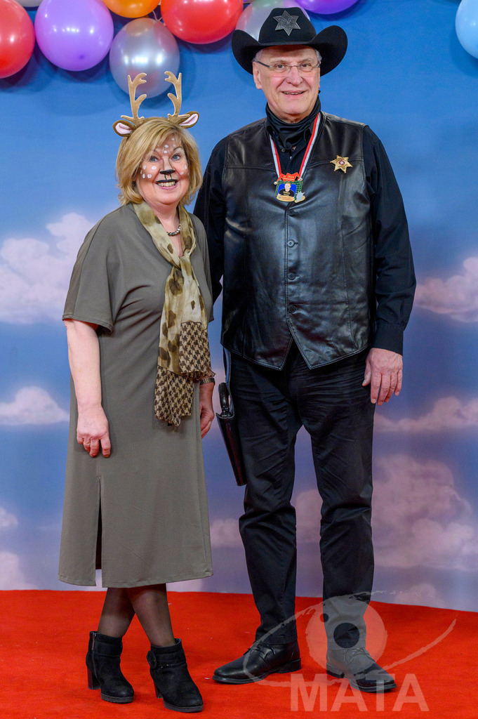 _DWA2133 | Gerswid Terheyden und Staatsminister Joachim Hermann (CSU) bei der TV-Sendung Fastnacht in Franken 2024. Veitshöchheim, 02.02.2024 Bayern Deutschland - Realisiert mit Pictrs.com