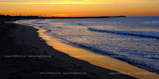 Sonnenuntergang in der Camargue | Am Strand von Saintes Maries de la Mer