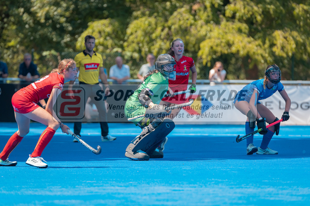 HK_20230708_109841 | Euro Hockey WU18 Belgium - Scotland Championship Girls & Boys am 8.7.2023 CHTC , Krefeld ,