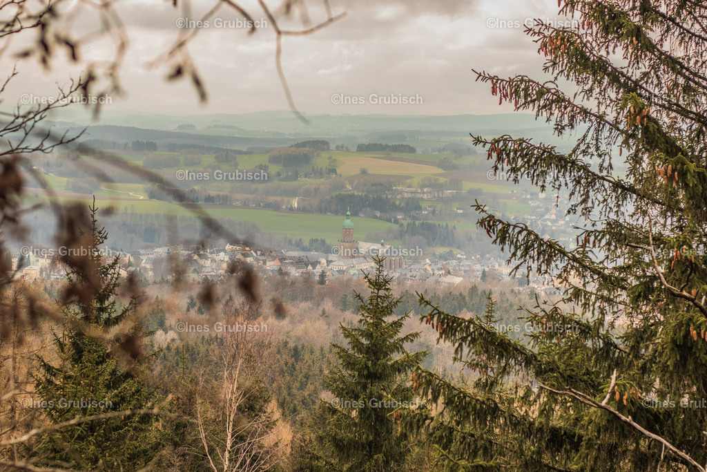 Blick vom Pöhlberg | Lila Lubbenbomm - Artwork by Ines Grubisch - Realisiert mit Pictrs.com