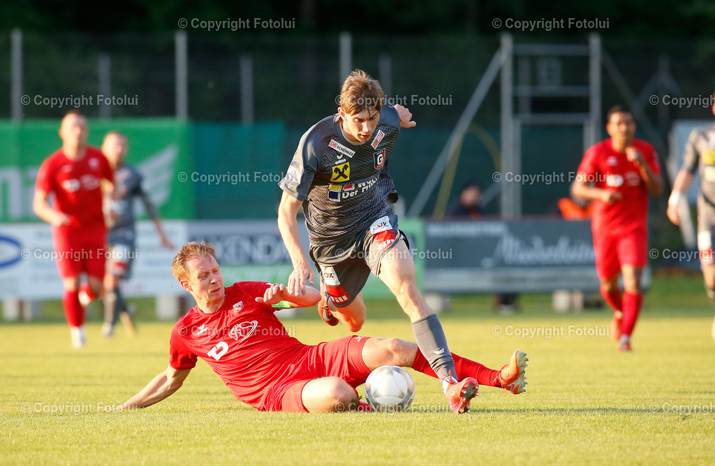 A_LUI_23052025_23 | SPORT FUSSBALL REGIONALLIGA MITTE ASKOE OEDT-UNION GURTEN 23.0.2025 IM BILD: FLORIAN FELLINGER (OEDT) UND ROMAN STEINMANN  (GURTEN) FOTO:FOTOLUI