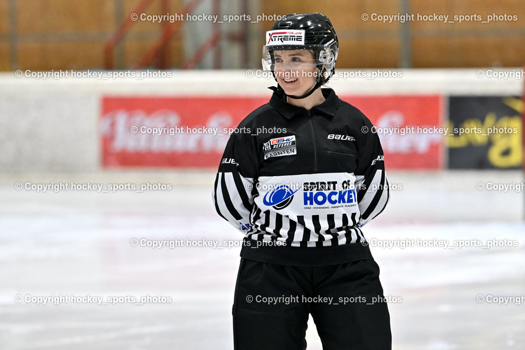 EC Spittal Hornets vs. USC Piraten Velden 7.2.2024 | Klemm Anja Referee