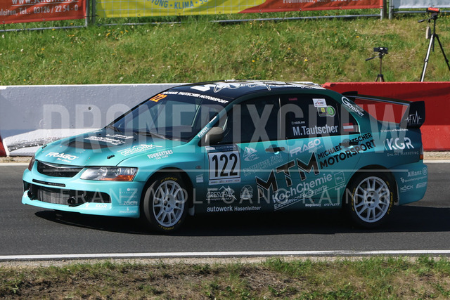 FIA European Hill Climb Championship – Rechberg 2026 | FIA European Hill Climb Championship at Rechberg, held from 24 to 26 April 2026 near Tulwitz, Styria, Austria. The image shows Michael TAUTSCHER (AUT) Mitsubishi Lancer Evo 9.
