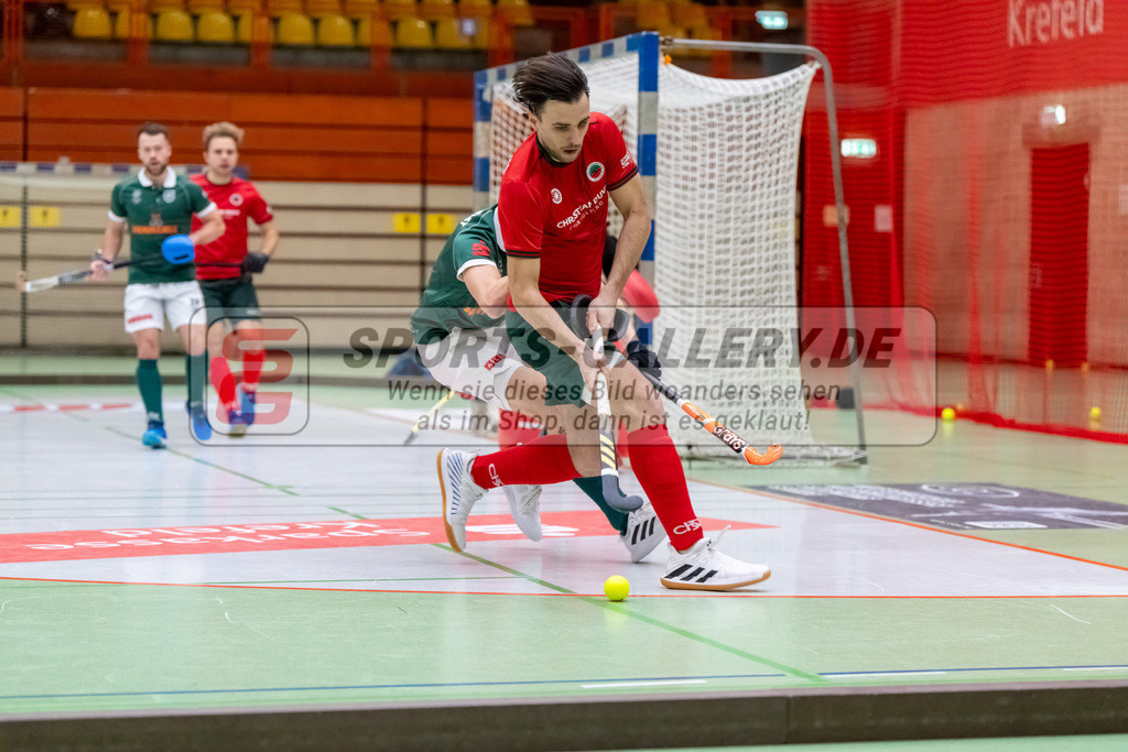 HK_20250110_101250 | 1. Bundesliga Halle Herren Crefelder HTC - Uhlenhorst Mülheim am 10.1.2025 Glockenspitz Halle Krefeld, Krefeld ,