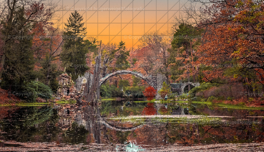 Rakotzbrücke | Kaufen sie online außergewöhnliche Fotografien auf Leinwand Acrylglas Fotoprint Aludibond von holgerweigeltfotografie - Realisiert mit Pictrs.com