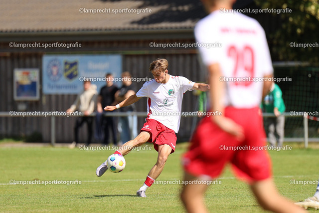 Fußball I Herren I Senioren Landesliga Holstein I 5. Spieltag I SC Rönnau - VfB Lübeck U21 I 23.08.2025.0055 | Henry Jeschonek (3, VfB Lübeck U21) - Realisiert mit Pictrs.com