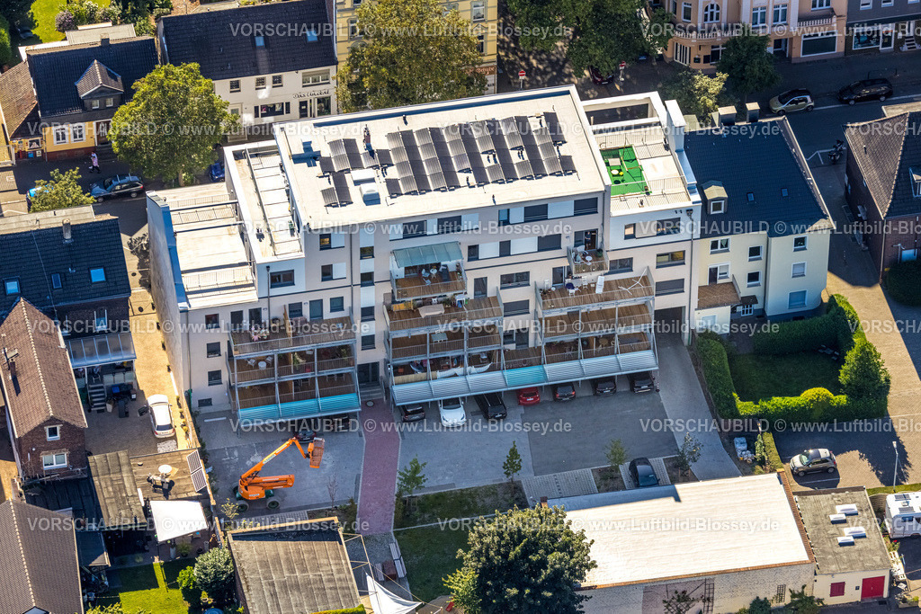 Dortmund240804248 | Luftbild, ehemalige Polizeiwache Baustelle mit Neubau für Wohnhaus Wohnprojekt, Alte Benninghofer Straße, Hörde, Dortmund, Ruhrgebiet, Nordrhein-Westfalen, Deutschland