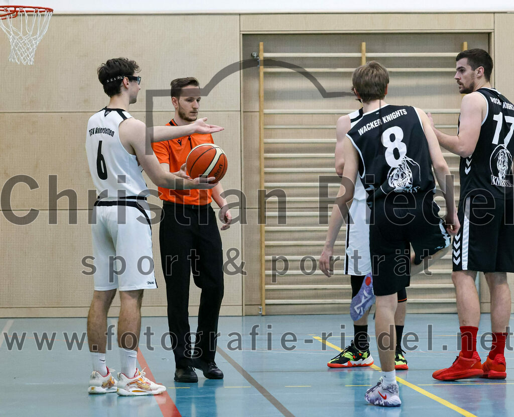 2023-03-26_003_TSV_Vaterstetten_gegen_Wacker_Knights_Burghausen | Vaterstetten, Deutschland, 26.03.2023:
Basketball, Bayernliga Herren Südost 2022 / 2023, 17. Spieltag, TSV Vaterstetten gegen Wacker Knights Burghausen, Endergebnis: 

Maximilian Rothe (TSV Vaterstetten, #6), 

Foto: Christian Riedel / fotografie-riedel.net