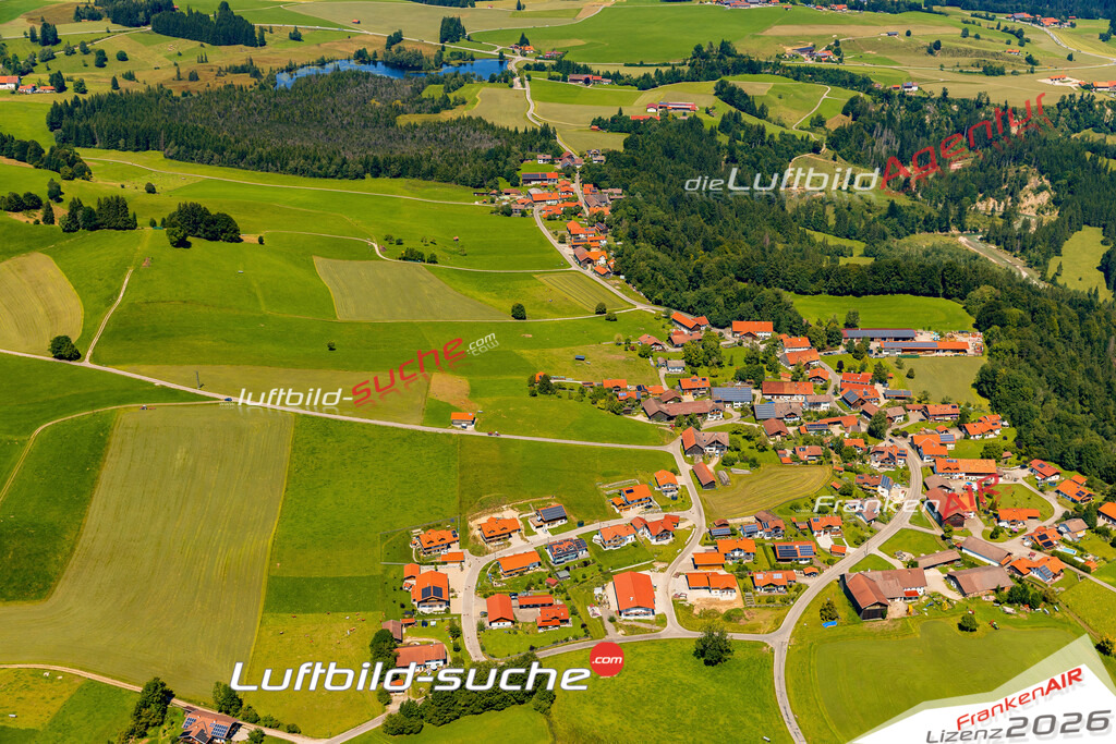 Luftbild Vs Google Maps  Morgenbach  Wildsteig -Das Luftbild wurde 2025 vom UL-Flugzeug heraus erstellt ( keine Drohne ) - Hochauflösende Luftaufnahme -Nicht vergleichbar mit Google Maps oder Satelittenbilder- Die Geschenkidee !Mit Lizenz und Bildrechte bestellbar