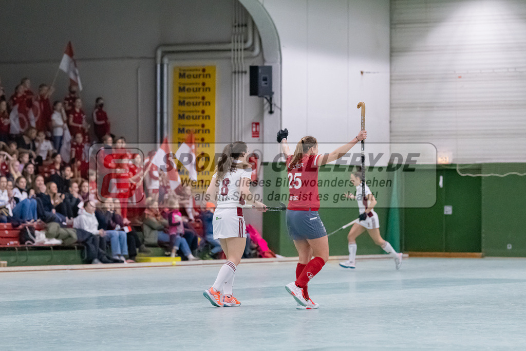 HK_20230128_103474 | 1. Bundesliga 1/4 Finale ( Damen ) Rot-Weiss Köln - Club an der Alster am 28.1.2023 Rot-Weiss Köln  , Köln , Viktoria Martha Huse ( Club an der Alster #25 )