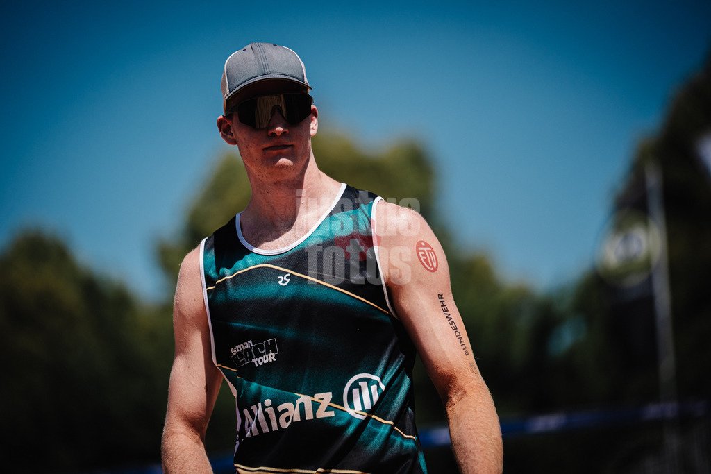 Beachvolleyball | Männer | Allianz German Beach Tour 2025 | Tourstop München | 05.07.2025 | Philipp Huster