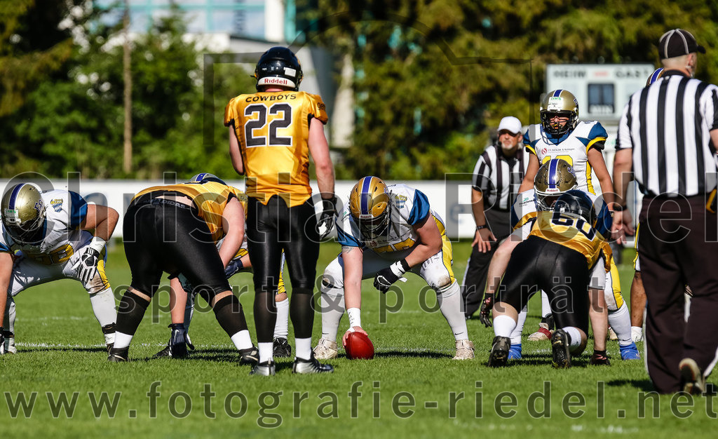 2022-05-14_100_Erding_Bulls_gegen_Munich_Cowboys_2 | Erding, Deutschland, 14.05.2022:
Fußball, Regionalliga 2022, 3. Spieltag, Erding Bulls gegen Munich Cowboys 2, Endergebnis: 20:30

Foto: Christian Riedel / fotografie-riedel.net