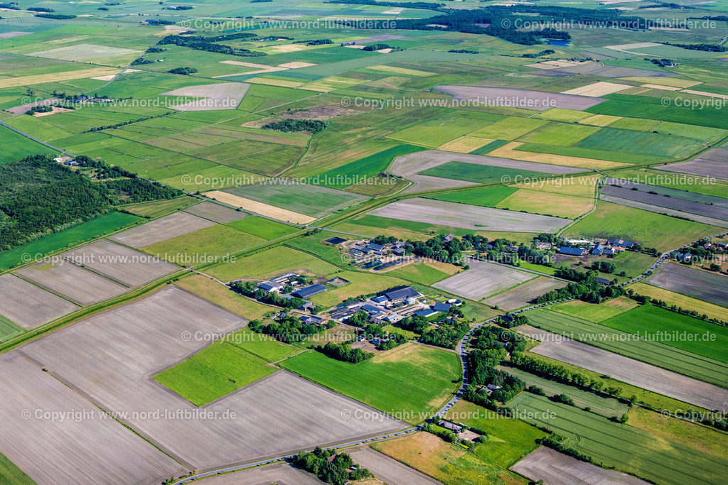 Kahlebüll_ELS_7878100623 | KAHLEBüLL 10.06.2023 Dorf - Ansicht in Kahlebüll im Bundesland Schleswig-Holstein, Deutschland. // Village view in Kahlebuell in the state Schleswig-Holstein, Germany. Foto: Martin Elsen