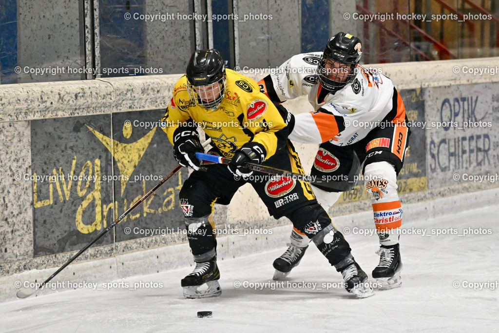 EC Spittal Hornets vs. USC Piraten Velden 7.2.2024 | #11 Kucher Florian, #91 Bergmann Jonathan
