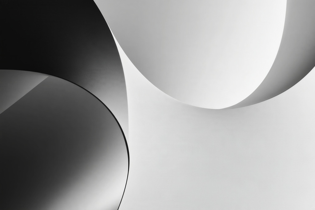 KI00334 | Mit moderner KI‑generiertes schwarz-weiß Artwork, sorgfältig manuell für den Druck optimiert.