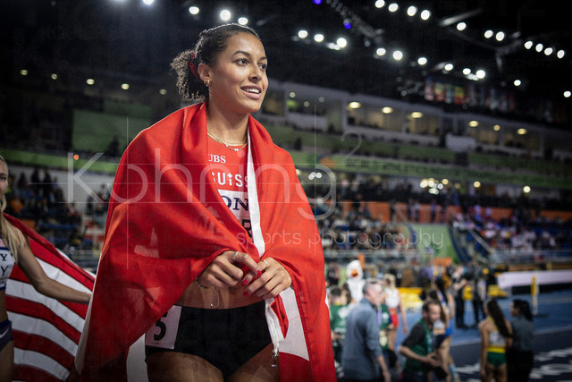 World Athletics Indoor Championships Kujawy Pomorze 26, 22.03.2026 | TORUN, POLAND - MARCH 22:  Audrey WERRO (SUI), 2nd place / silver 800m during the World Athletics Indoor Championships Kujawy Pomorze 26 on day 3 / session 2 at Kujawsko-Pomorska Arena Torun on March 22, 2026 in Torun, Poland. 