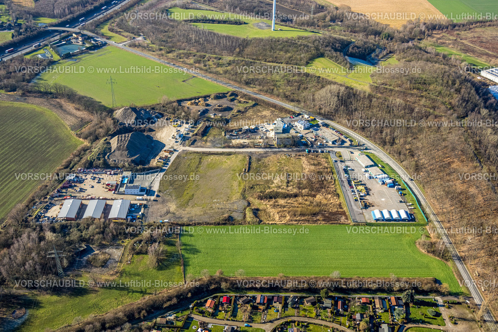 Luenen230204389 | Luftbild, Gewerbegebiet Alte Herrenthey, Brambauer, Lünen, Ruhrgebiet, Nordrhein-Westfalen, Deutschland