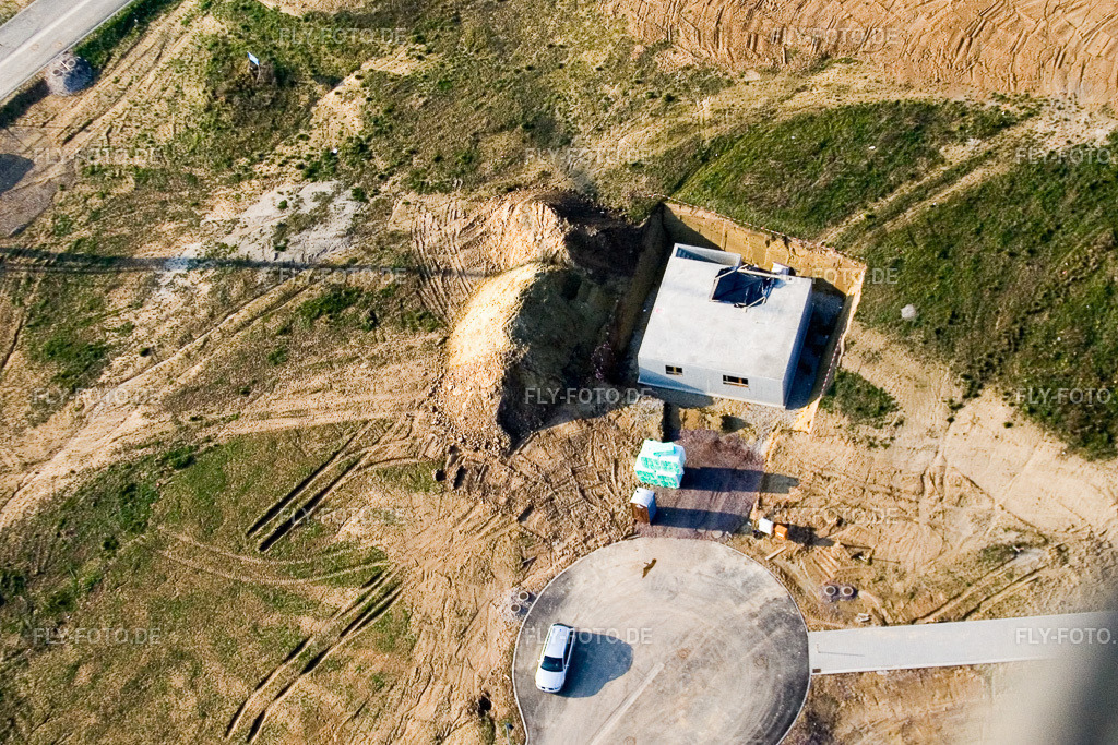 Neubaugebiet Am Höhenweg | Luftbild: Neubaugebiet Am Höhenweg in Kandel im Bundesland Rheinland-Pfalz in Deutschland. Foto: IMG_5400.jpg vom 18.02.2007 durch Werner Riehm/FLY-FOTO.de - Realisiert mit Pictrs.com