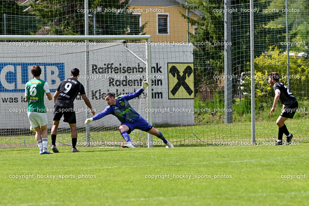 WSG Radenthein vs. URC Thal Assling | #6 Alexander Bruckmüller WSG Radenthein, #9 Ludovico Costan URC Thal Assling, #30 Stefan Takats WSG Radenthein, #27 Dominik Klaus Kofler URC Thal Assling, Tor URC Thal Assling, WSG Radenthein vs. URC Thal Assling, WSG Radenthein vs. URC Thal Assling am 16.05.2026 in Radenthein (Stadtstadion WSG Radenthein), Austria, (Photo by Bernd Stefan)
