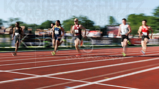 PUMA Fast Arms, Fast Legs; Wetzlar, 10.07.2026 | WETZLAR, GERMANY - JULY 10, 2026 :   Marvin Schulte (ASV Köln e. V.) competing in the 100m during the athletics meeting PUMA Fast Arms, Fast Legs at Stadion Wetzlar on July 10, 2026 in Wetzlar, Germany.