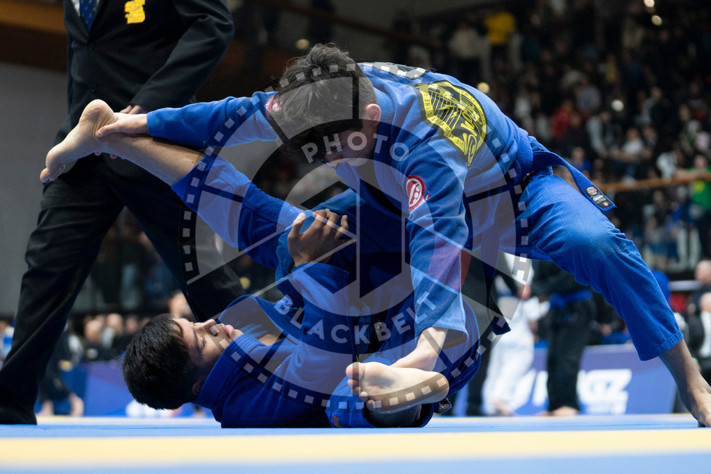20240119PBB1826 | Fighters compete during the IBJJF European Championship in Paris, France, on January 19, 2024.