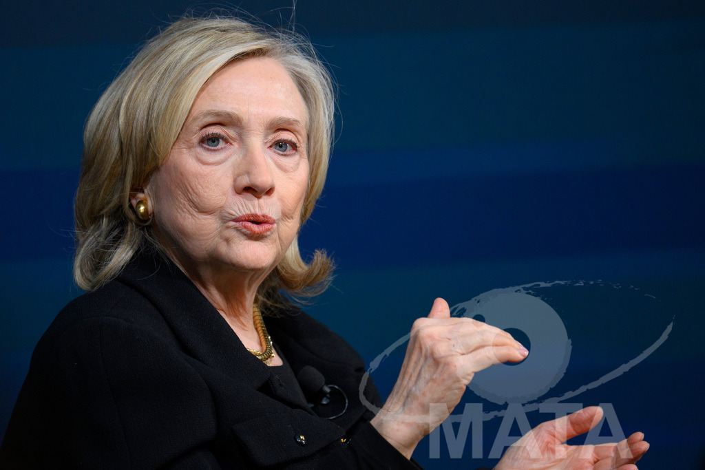 _DWA4077 | Die US-Politikerin Hillary Clinton auf der Veranstaltung Bridging Scholarship and Statecraft im Rahmen der Münchner Sicherheitskonferenz 2026. München, 13.02.2026 Bayern Deutschland  - Realisiert mit Pictrs.com