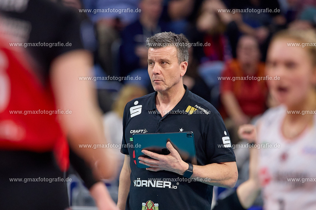GER, Dresdner SC - USC Muenster, Volleyball, DVV-Pokalfinale Frauen 2025, 02.03.25 | GER, Dresdner SC - USC Muenster, Volleyball, DVV-Pokalfinale Frauen 2025, 02.03.25Foto: Gerald Oelze-de Stoppany