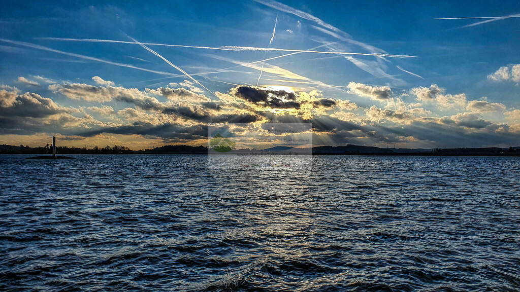 Sonnenuntergang am Förmitzspeicher | Impressionen rund um Hochfranken - Frankenwald - Fichtelgebirge - Realisiert mit Pictrs.com