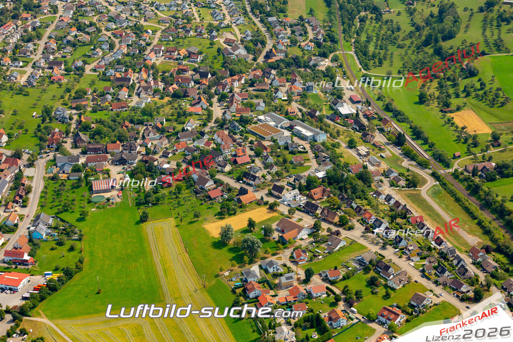 Das Luftbild zeigt :  Schopfloch - Die Luftaufnahme wurde 2024 vom UL-Flugzeug aus erstellt ( keine Drohne ) - Hochauflösende Luftaufnahme - Für grossformatige Ausdrucke geeignet. Die Geschenkidee !Mit Lizenz und Bildrechte bestellbar