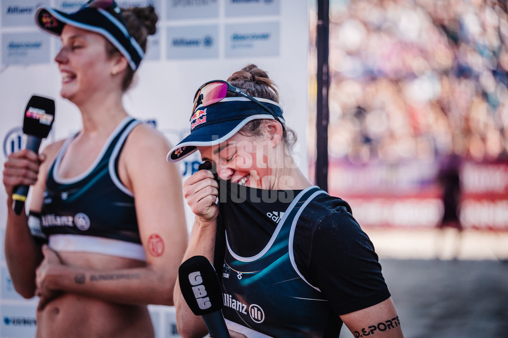 Beachvolleyball | Frauen | Finale |Deutsche Meisterschaften 2025 Timmendorfer Strand | 07.09.2025 | Cinja Tillmann im Siegerinterview